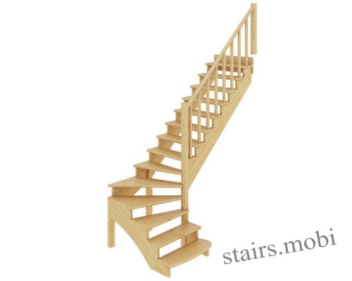 К-001М/1 под покраску направо stairs.mobi